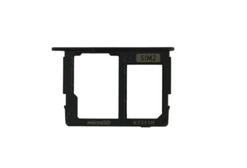 SIM & Memory card Holder for Samsung Galaxy J3 (2017) J330 Dual Sim BLACK