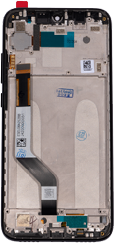 Xiaomi Redmi Note 7, Note 7S, Note 7 Pro Display LCD Black With Frame (OEM)-3