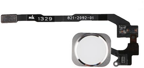 For Apple iPhone 5s Home Button Flex Cable Silver