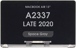 Premium - Display Assembly for MacBook Air 13 (A2337) (Late 2020) Space Gray (Pulled)