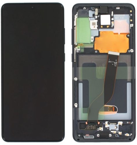 Samsung Galaxy S20 Plus (G985F), S20 Plus (G986B) Display LCD With Frame Cosmic Black (Refurbished)