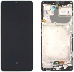 Samsung Galaxy A42 5G (A426B), M42 5G (M426) Display LCD Complete Prism Black (ServicePack-Assembled)