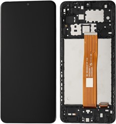 Samsung Galaxy A12 (A125F) Display LCD With Frame Black S-924 (OEM-Equivalent)