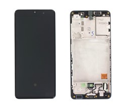 Samsung Galaxy A41 (A415F) Display LCD With Frame Black (OLED)