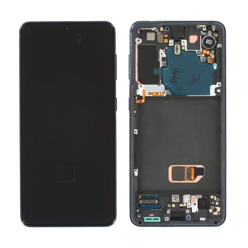 Samsung Galaxy S21 (G991B) Display LCD Complete WIth Frame Phantom Gray (Refurbished)