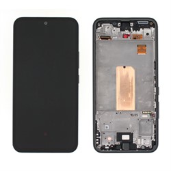 Samsung Galaxy A54 (A546B) Display LCD Complete With Frame Black (Service Pack-Assembled)