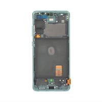 Samsung Galaxy S20 FE (G780F) Display LCD Complete With Frame Cloud Mint (Service-Pack)