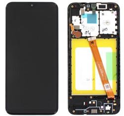 Samsung Galaxy A20e (A202) Display LCD With Frame Black S-932 (OEM-Equivalent)