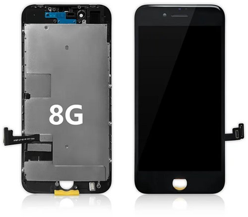 For Apple iPhone 8, SE (2020), SE 3 (2022) Display LCD Black (IN-Cell)