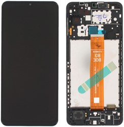 Samsung Galaxy A12 Nacho (A127F) Display LCD With Frame Black S-925 (OEM-Equivalent)