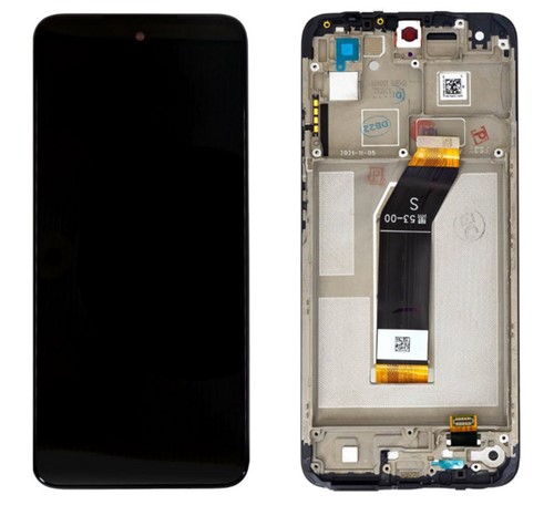 Xiaomi Redmi 10 (2022) DIsplay LCD With Frame Black (Service-Pack)