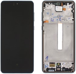 Samsung Galaxy A73 5G (A736B) LCD Display Complete Black (ServicePack-Assembled)