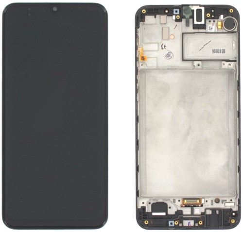 Samsung Galaxy M21 (M215F), A40s (A407F-M305F), M30s (M307F), M31 (M315F) Display LCD With Frame Black (OEM)