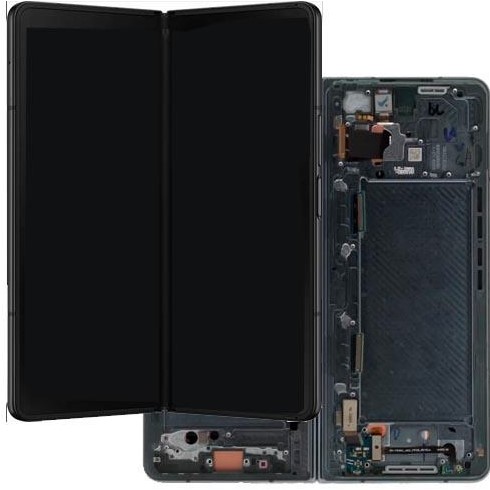 Samsung Galaxy Z Fold 4 5G (F936B) Inner Display LCD Complete Phantom Black (ServicePack-Assembled)