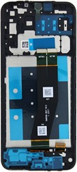 Samsung Galaxy A14 (A145P, A145R) Display LCD Black Flex With Frame S-1303 (OEM-Equivalent)