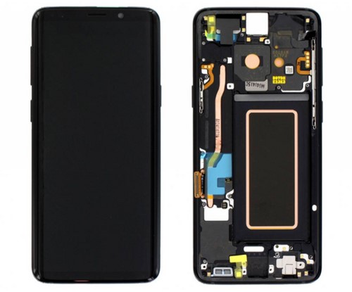 Samsung Galaxy S9 (G960F) Display LCD Complete Midnight Black (Refurbished)