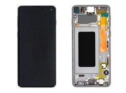 Samsung Galaxy S10 (G973F) Display LCD Complete Prism Black (ServicePack-Assembled)