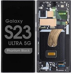 Samsung Galaxy S23 Ultra (S918B) Display LCD With Frame Phantom Black (Pulled)