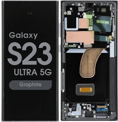 Samsung Galaxy S23 Ultra (S918B) Display LCD Complete with Frame Red (Service Pack-Assembled)
