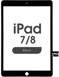 For Apple iPad 10.2 (7th Gen) 2019, iPad 10.2 (8th Gen) 2020, iPad 10.2 (9th Gen) 2021 Touchscreen Black (Refurbished)
