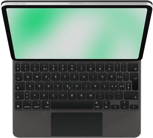 Apple Magic Keyboard For iPad Pro 12.9 inch (3rd, 4th, 5th and 6th gen) and iPad Air (M2) Black (MJQK3SM/A)