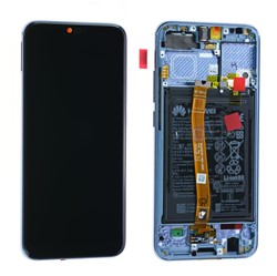 Huawei Honor 10 (COL-L29) Display LCD + Battery Glacier grey (Service-Pack)