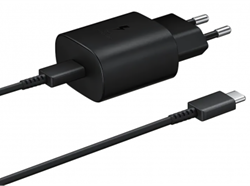 Samsung PD 25W Fast Wall Charger EU Plug EP-TA800XBEGWW Black (EU Blister)