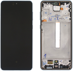 Samsung Galaxy A73 5G (A736B) LCD Display Complete Black (Service-Pack)