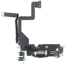 For Apple iPhone 14 Pro Charging Connector Flex Black (Pulled)