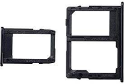 SIM & Memory card Holder for Samsung J6 Plus (2018) J610 Dual SIM BLACK