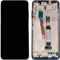 Xiaomi Poco X3, Poco X3 NFC Display LCD With Frame Blue (Service-Pack)