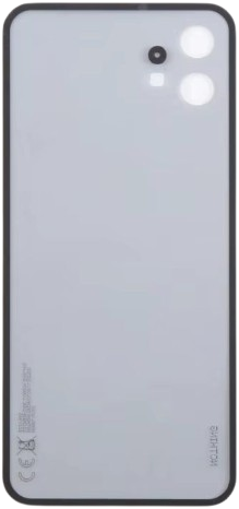 Nothing Phone 1 (A063) Back Cover Without Camera Lens Black (OEM-Equivalent)