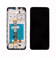 Motorola Moto E7 Display LCD (5D68C17784) With Frame Black (Service-Pack)
