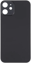 For Apple iPhone 12 mini Big hole Back Glass Black (OEM)