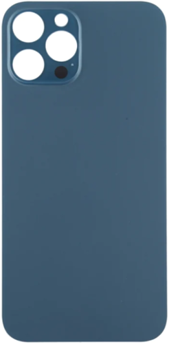 For Apple iPhone 12 Pro Big Hole Back Glass Pacific Blue (ORG)
