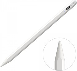 Pencil Pro Stylus Pen With USB-C Poort For iPad 2018/2024 White (OEM)