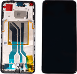Realme GT2 (RMX3310) Display LCD With Frame (4909345) Black (Service-Pack)