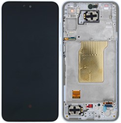 Samsung Galaxy A35 (A356B) Display LCD Complete With Frame Ice Blue (Service Pack-Assembled)