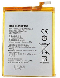 Batteria (Model HB417094EBC) compatibile con Huawei Ascend Mate 7 (OEM-Equivalent)