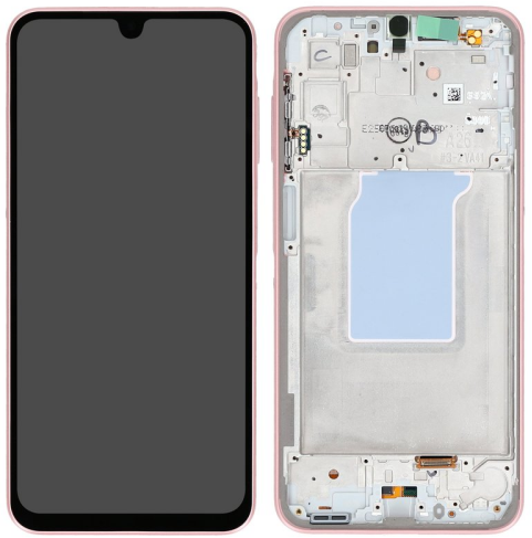 Samsung Galaxy A26 (A266B) Display LCD Complete With Frame Peach Pink (Service-Pack)