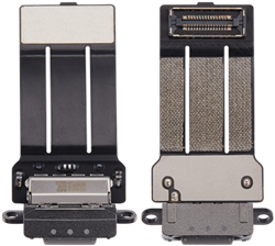 For Apple iPad mini 7 (2024) Charging Connector Flex Cable Space Gray (OEM-Equivalent)