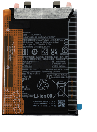 Batterie (Model BN5E) compatible avec Xiaomi Redmi Note 11 Pro 5G, Xiaomi Poco X4 Pro 5G (OEM-Equivalent)