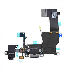 For Apple iPhone 5C Charging Connector Flex Black
