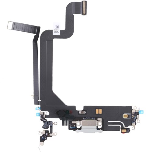 For Apple iPhone 14 Pro Max Charging Connector Flex Silver (OEM)