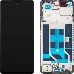 OnePlus Nord CE 4 Lite Display LCD Complete With Frame Black (Service-Pack)
