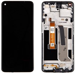 OnePlus Nord N10 5G (BE2029, BE2025) LCD Display With Frame Black (OEM)