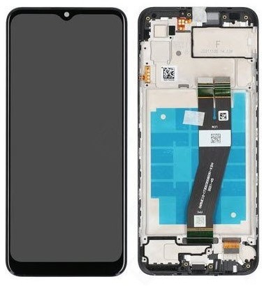 Samsung Galaxy A03 (A035F) Display LCD Complete EU-Code Black Flex Black (Service-Pack)
