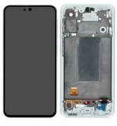 Samsung Galaxy A56 (A566B) Display LCD With Frame Lightgray (Service-Pack)