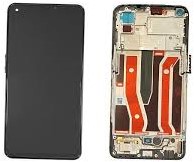 OPPO A94 5G / A95 5G / Reno 5Z / F19 Pro+ 5G (2021) Display LCD Complete With Frame Black (Service-Pack)