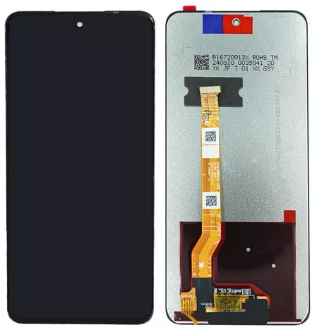 Oppo A3 4G (A40, A60 4G), A3 5G (A60 5G), A3 Pro (A3 Energy, A3 Vitality), A80, Realme C65 4G/5G Display LCD Without Frame Black O-155 (OEM)